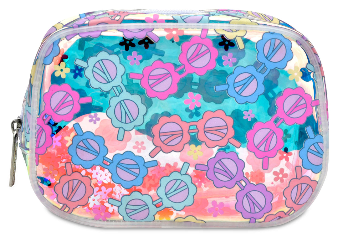 SPRING SUNNIES CLEAR COSMETIC BAG