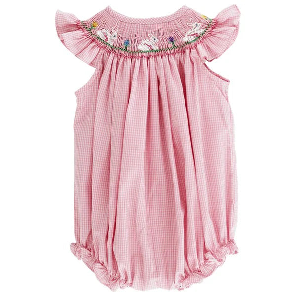 Smocked Bunnies - Bishop Short Romper
