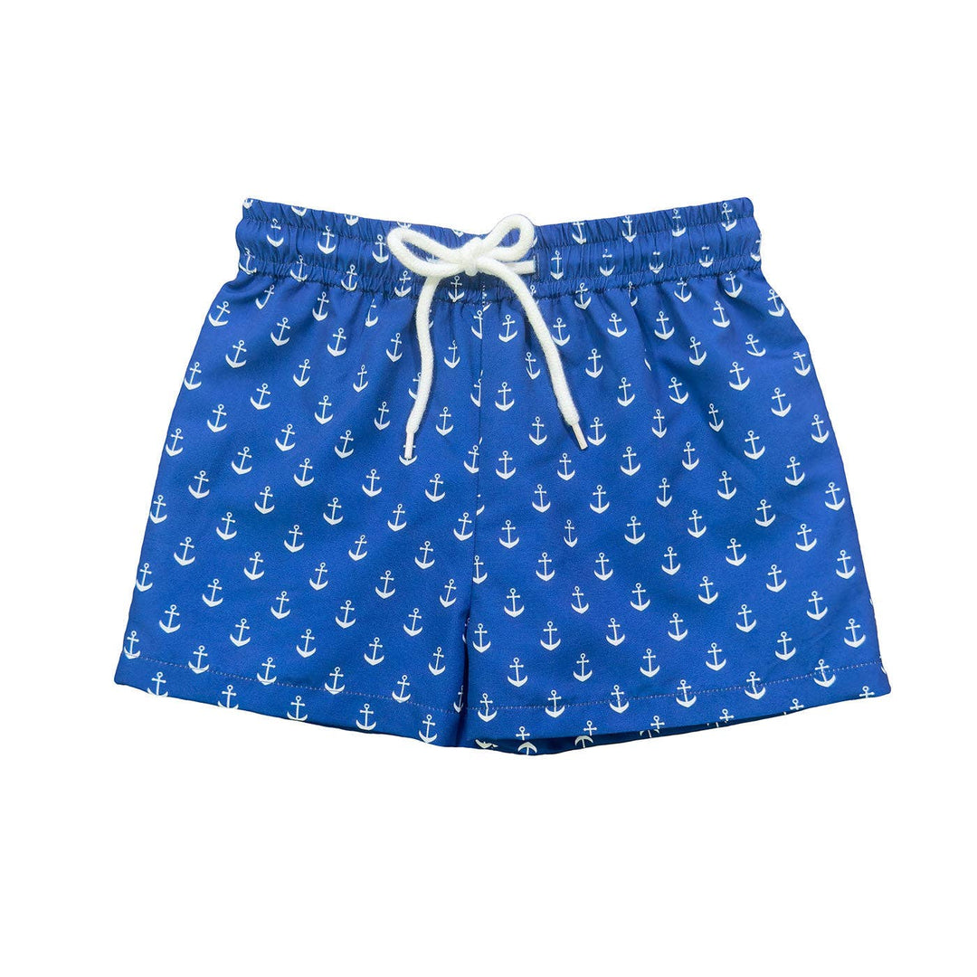 Saint Simons Swim Trunk: Anchors