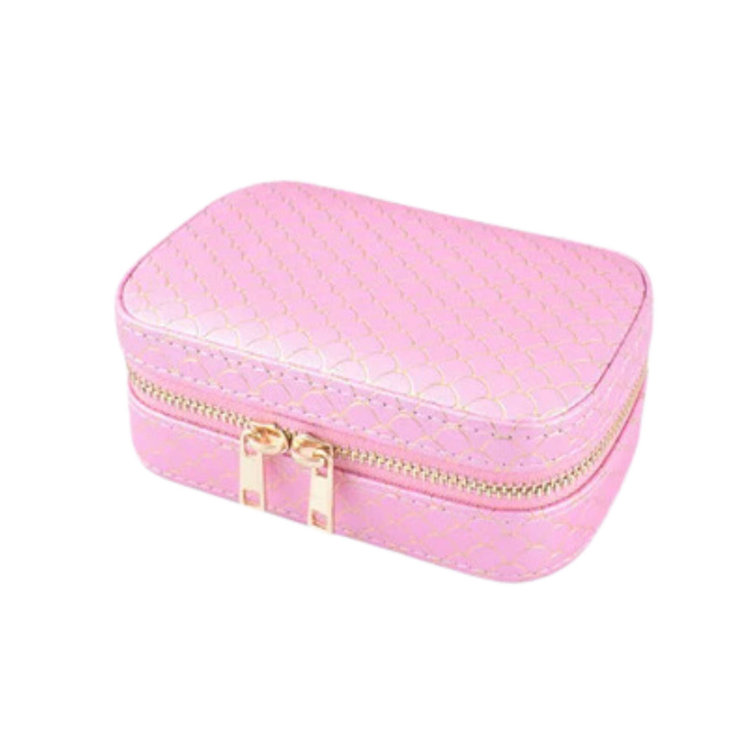 Mermaid Scale Jewelry Case- Pink
