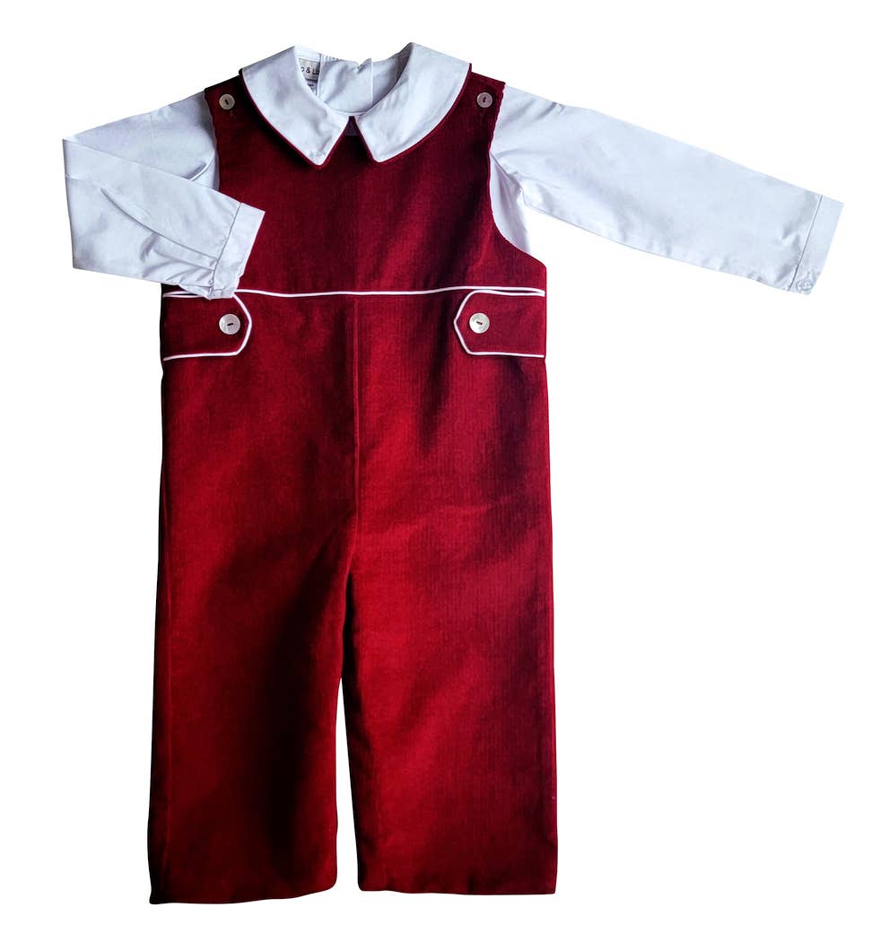 Burgundy Corduroy Longall Set