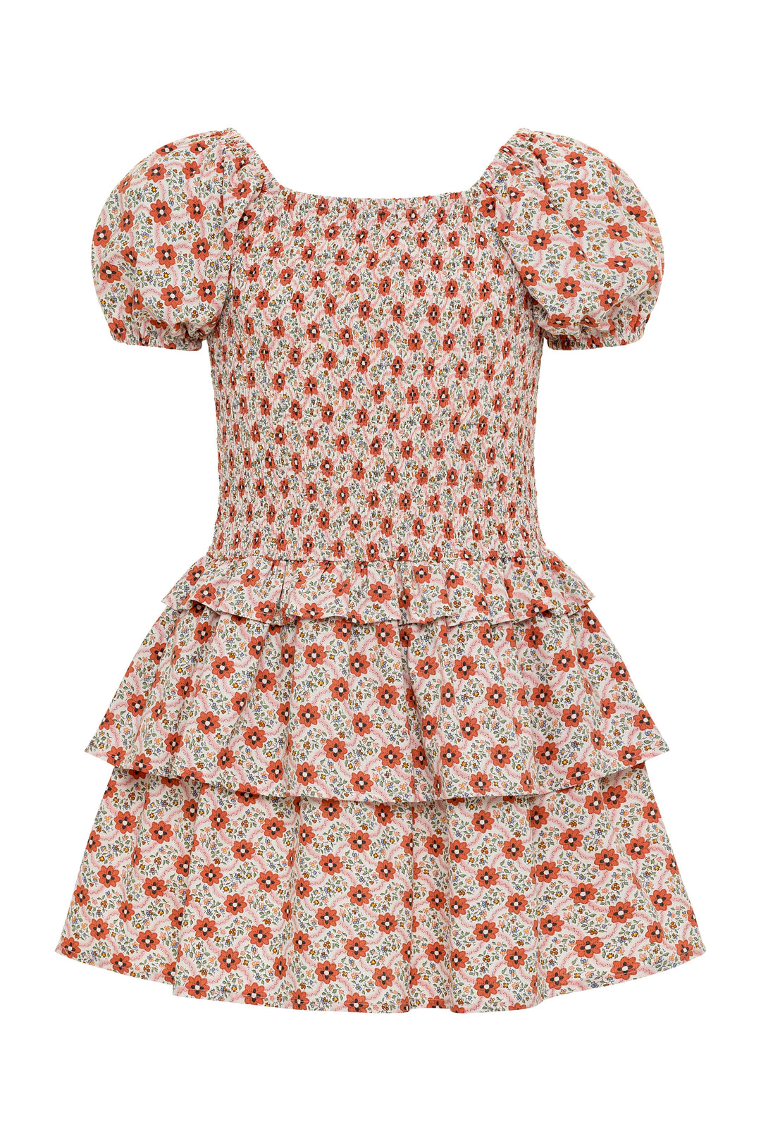Lexi Dress Poppy Trellis