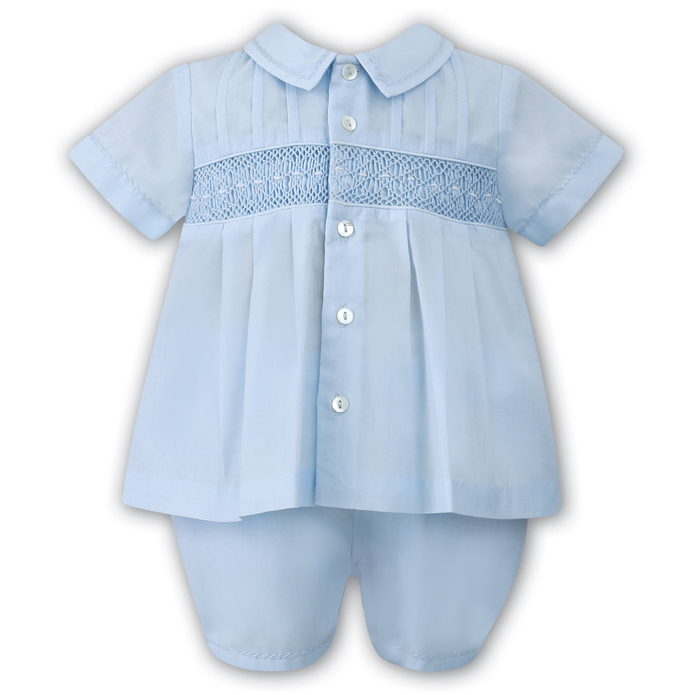 SARAH LOUISE BOYS TWO PIECE CHRISTENING SUIT