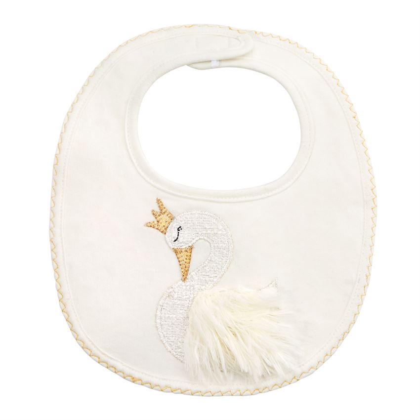 FRENCH TERRY SWAN BIB