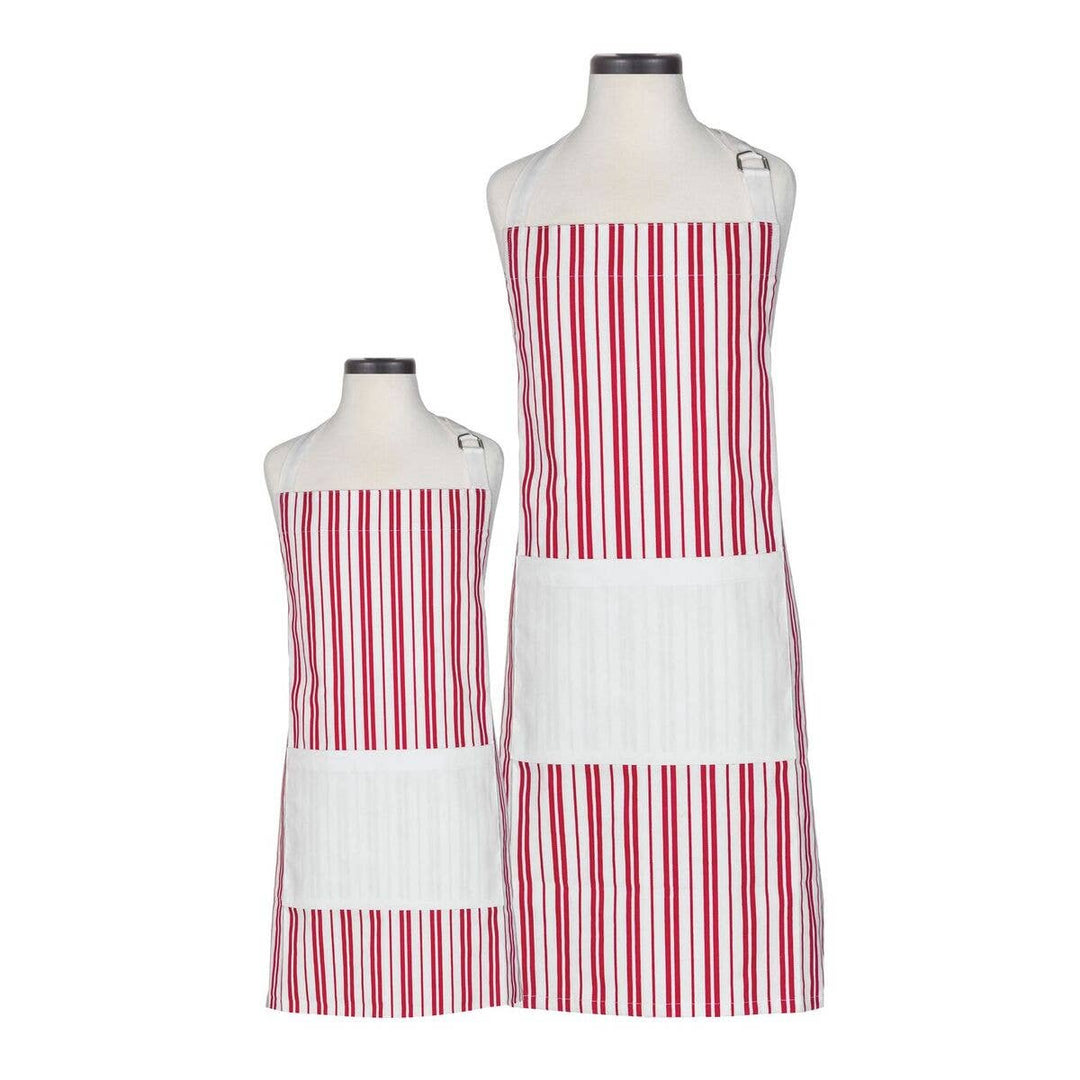 Classic Striped Adult & Child Apron Set