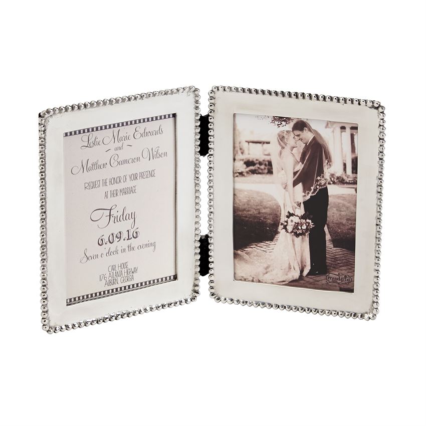MUDPIE BEADED ANNOUCEMENT FRAME