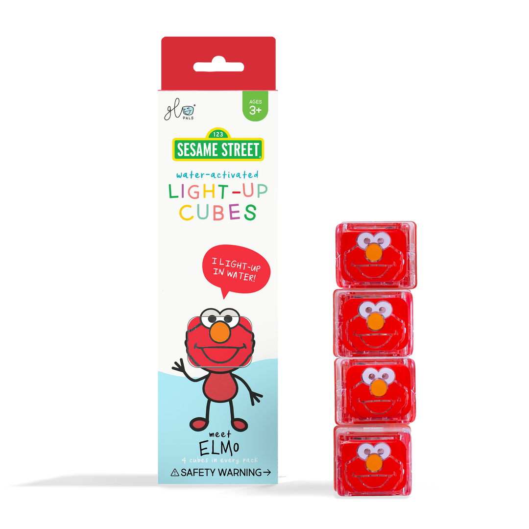 Glo Pals - Elmo - Glo Pals Light-Up Cubes