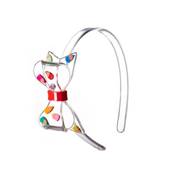 Fat Bow Vibrant Pencils Headband
