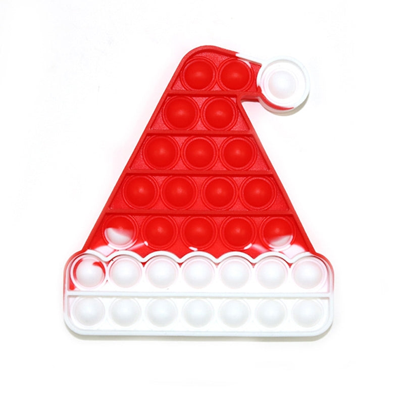 Santa Hat Pop It Fidget Toy