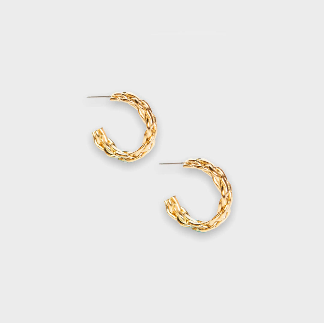 Undone Earrings-Baby Braided
