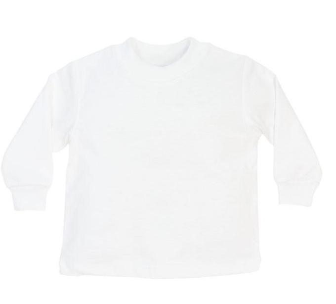 White Knit L/S Tee