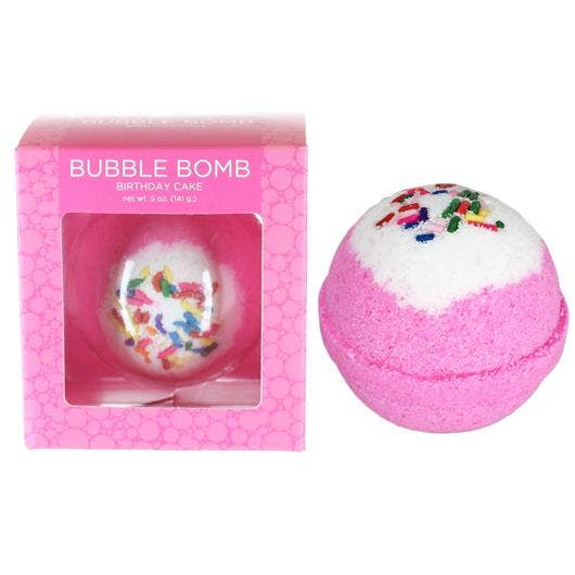 Birthday Cake Bubble Bath Bomb in Gift Box