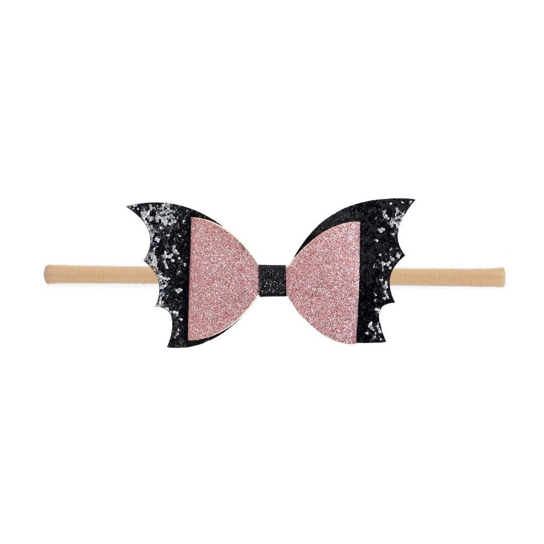 Bat Bow Baby Headband