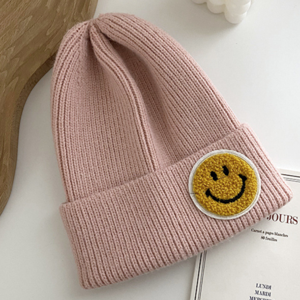 Smile Beanie-pink