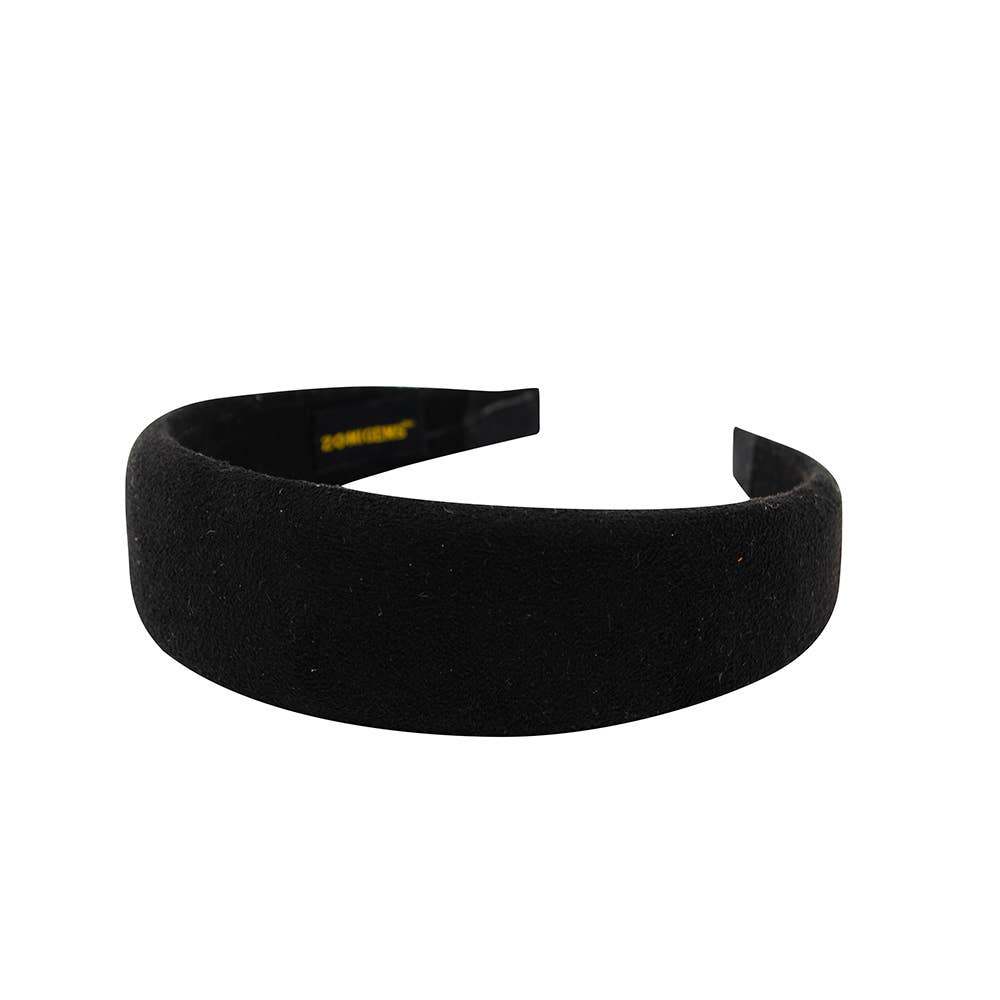 Suede Hairband-BLACK