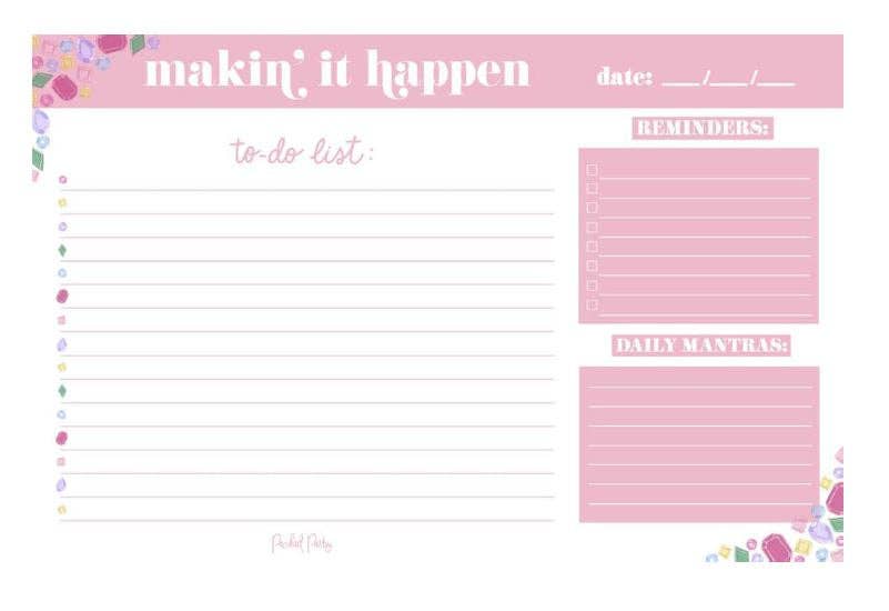 Makin' It Happen Planner Pad