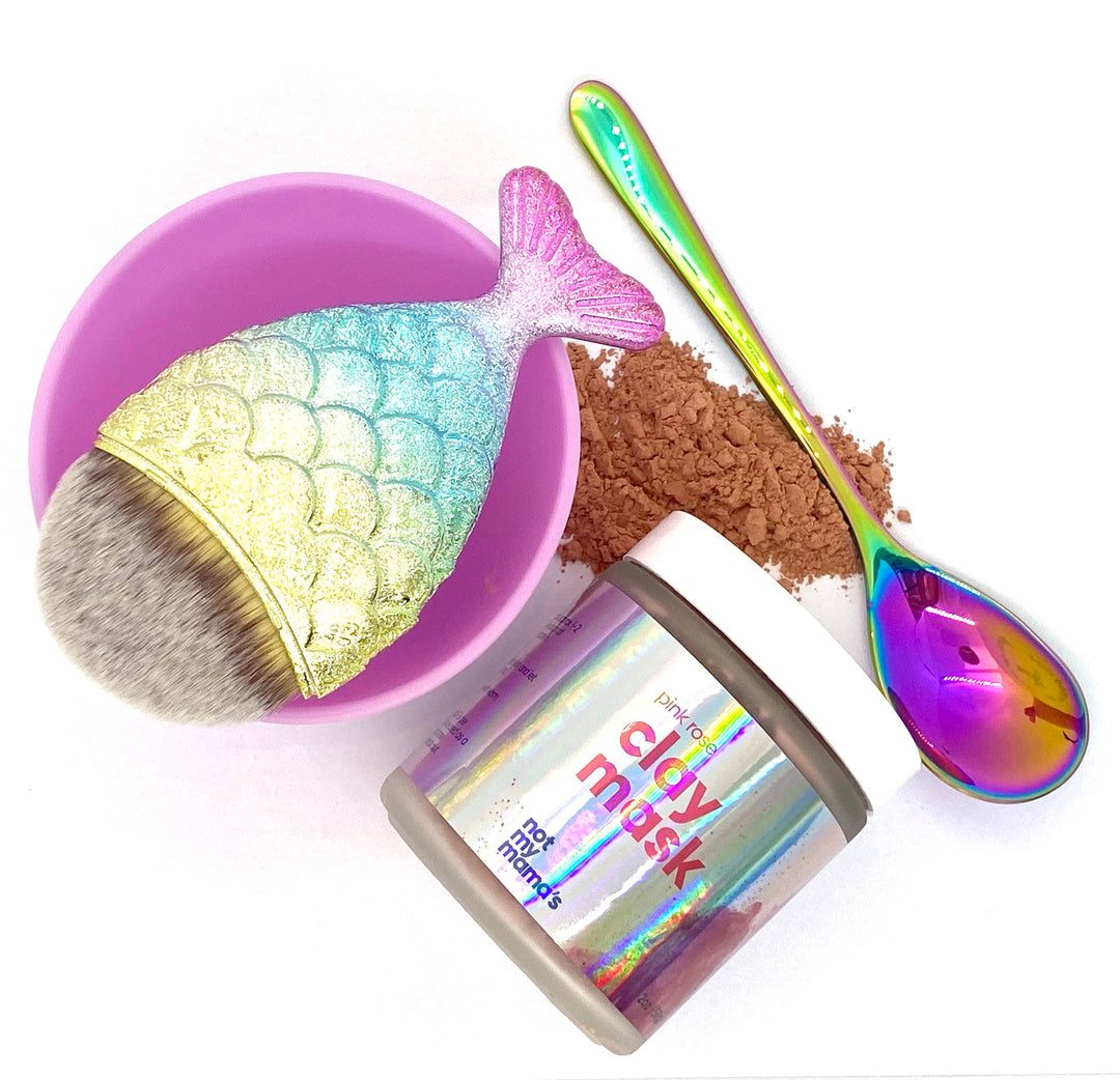 All Natural Mermaid Face Mask Kit for Kids - DIY