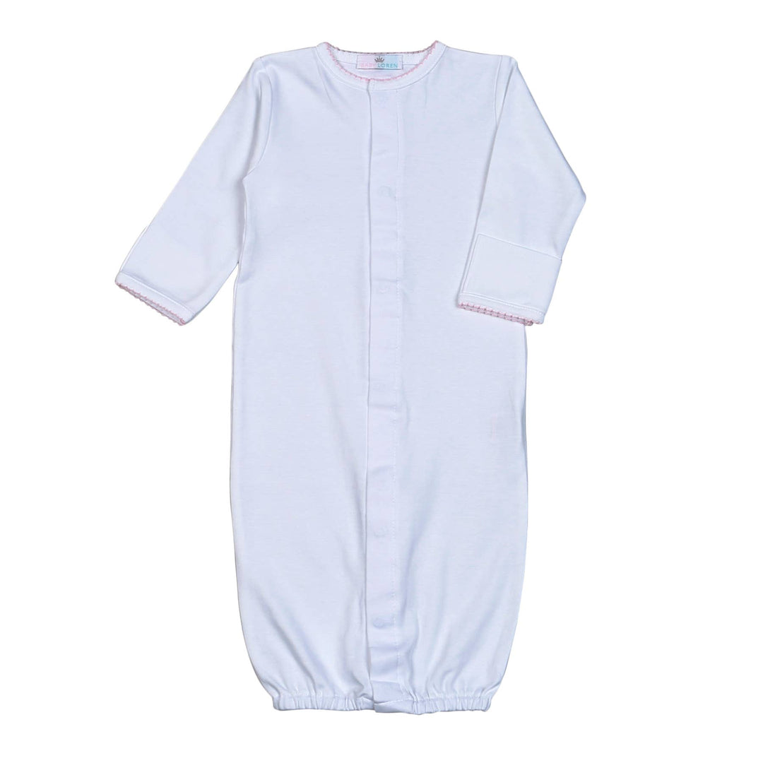 WHITE PIMA CONVERTER PINK TRIM