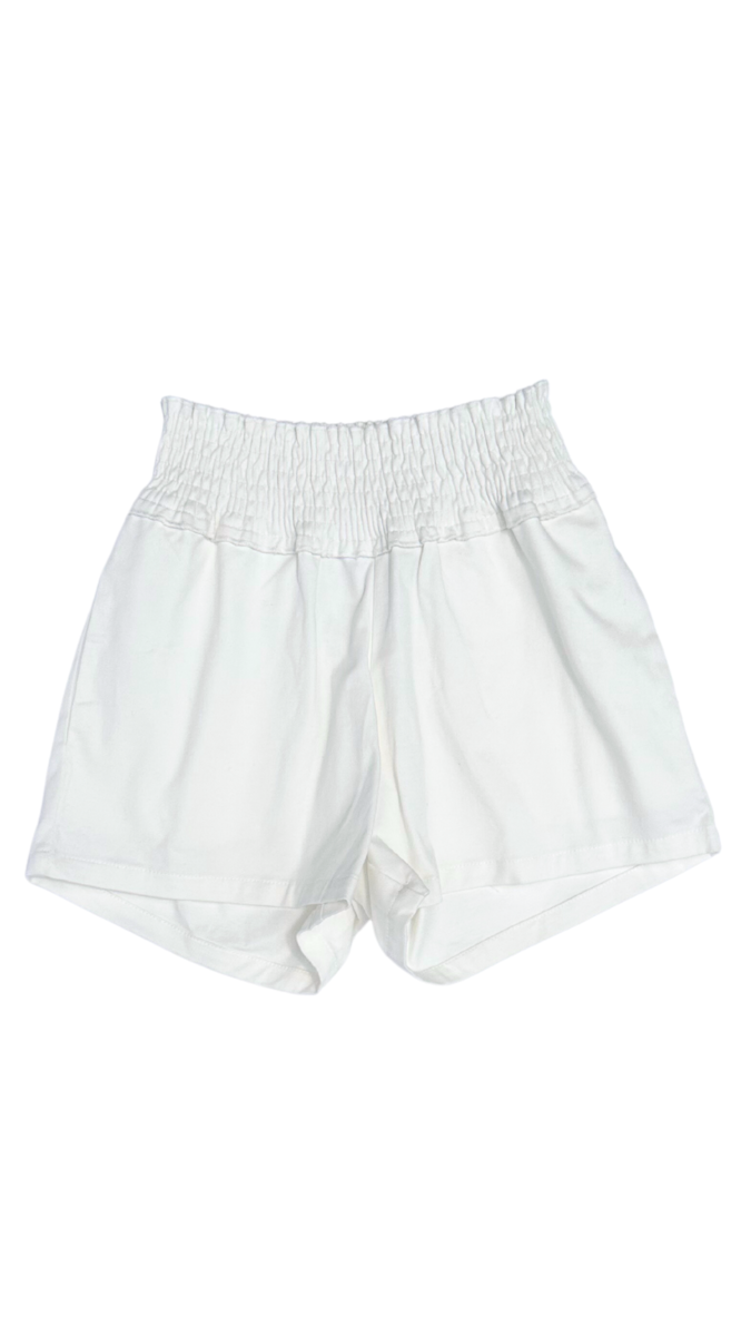 Chloe Short White Twill