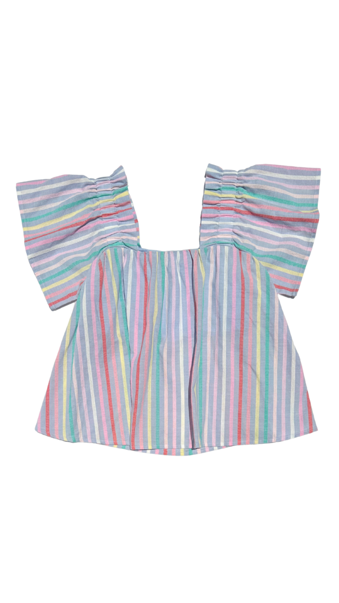 Isla Top- Sorbet Stripe