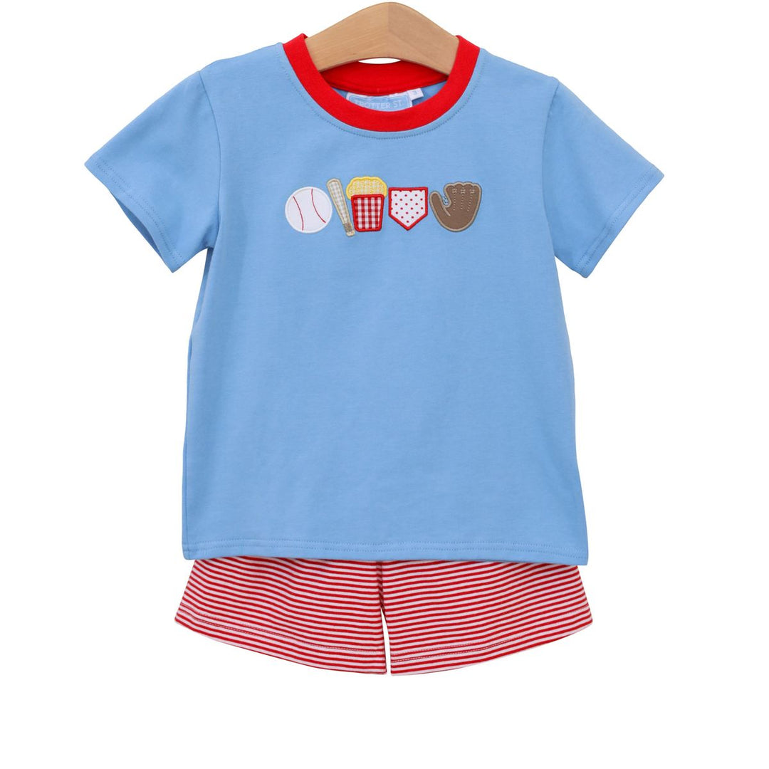 Take Me Out to the Ballgame Short Set