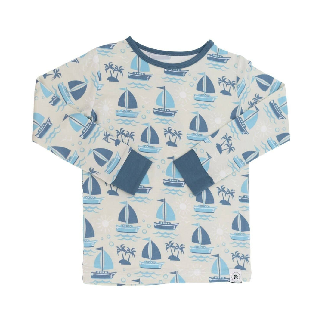 Big Kid Pajama - Sailboats