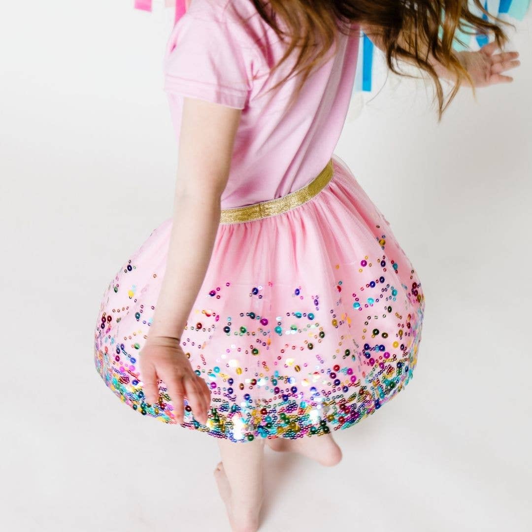 Pink Confetti Tutu - Dress Up Skirt - Kids Tutu