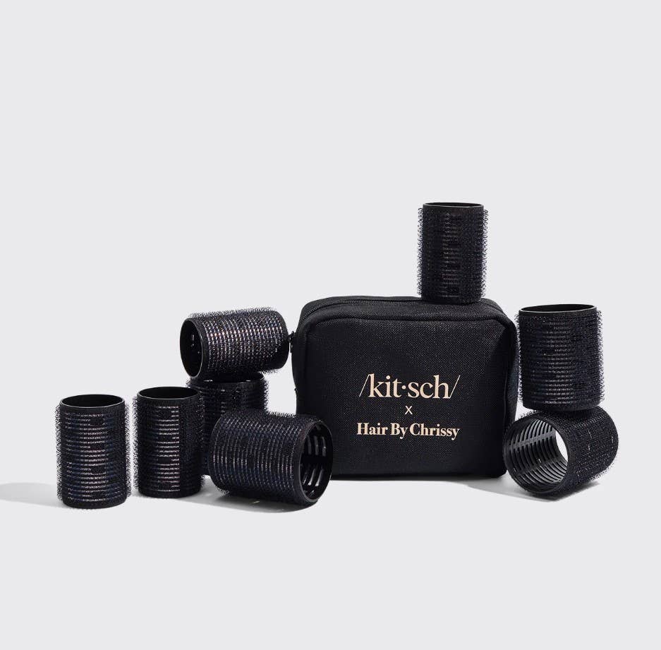 Kitsch x Hair by Chrissy Ceramic Thermal Rollers 8pc Set