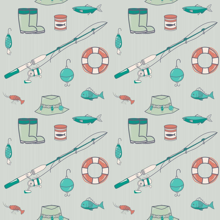 Big Kid Pajama S/S -Cast A Line