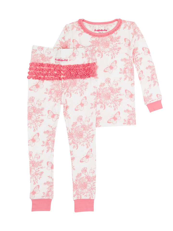 Garden Ruffle Pajama Set 3T