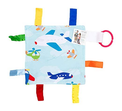Airplanes Crinkle Tag Square
