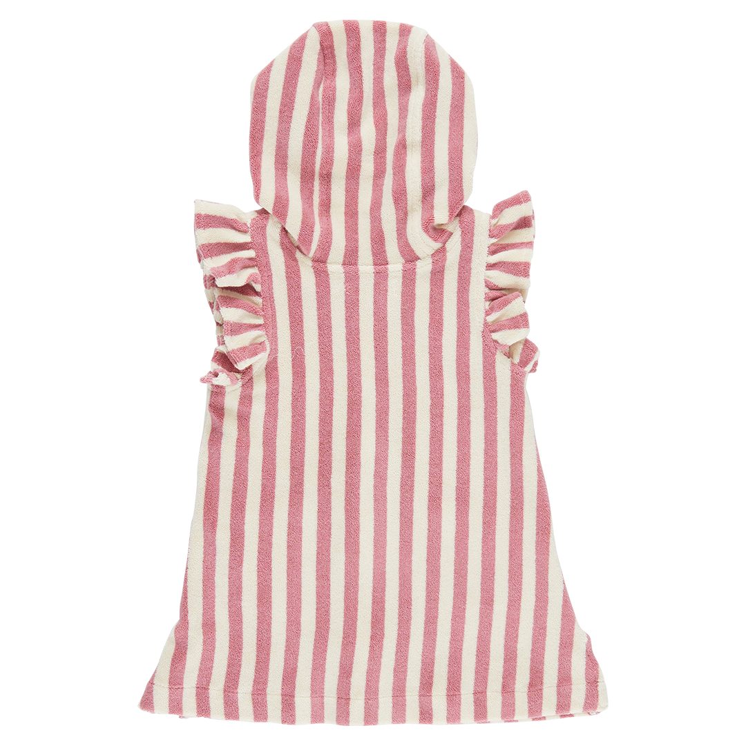 Terry Coverup- Pink Stripe