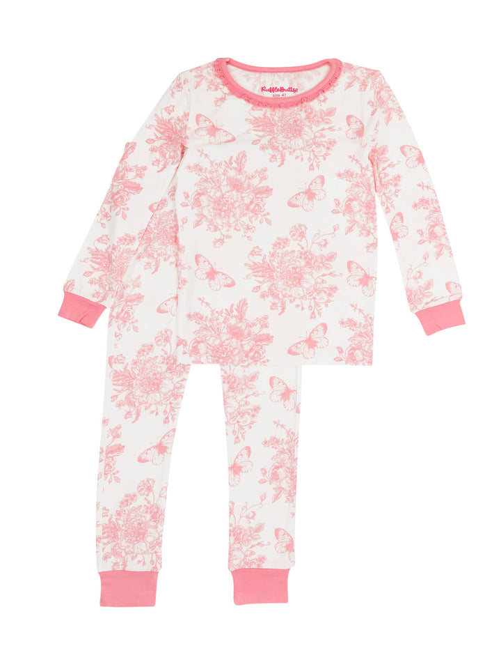 Garden Ruffle Pajama Set 3T