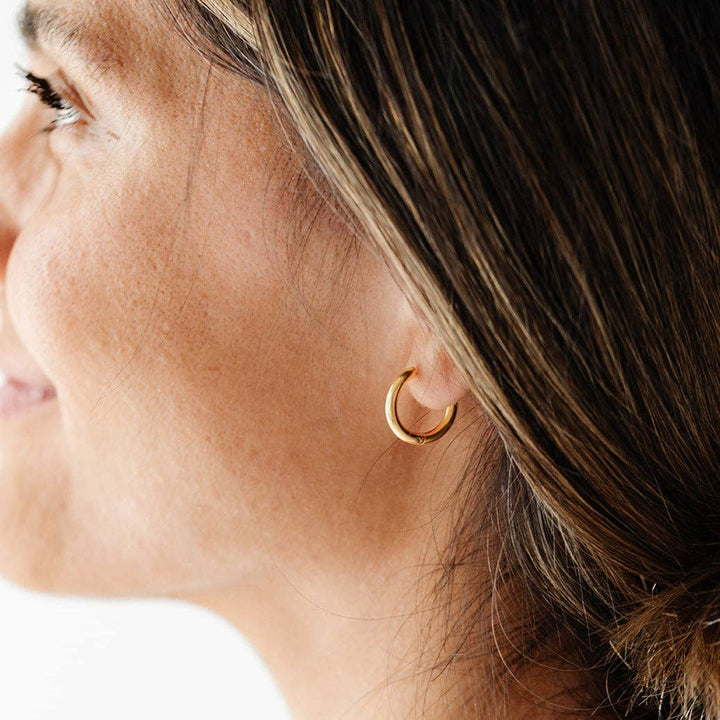 Endless Hoop Earrings: 10mm