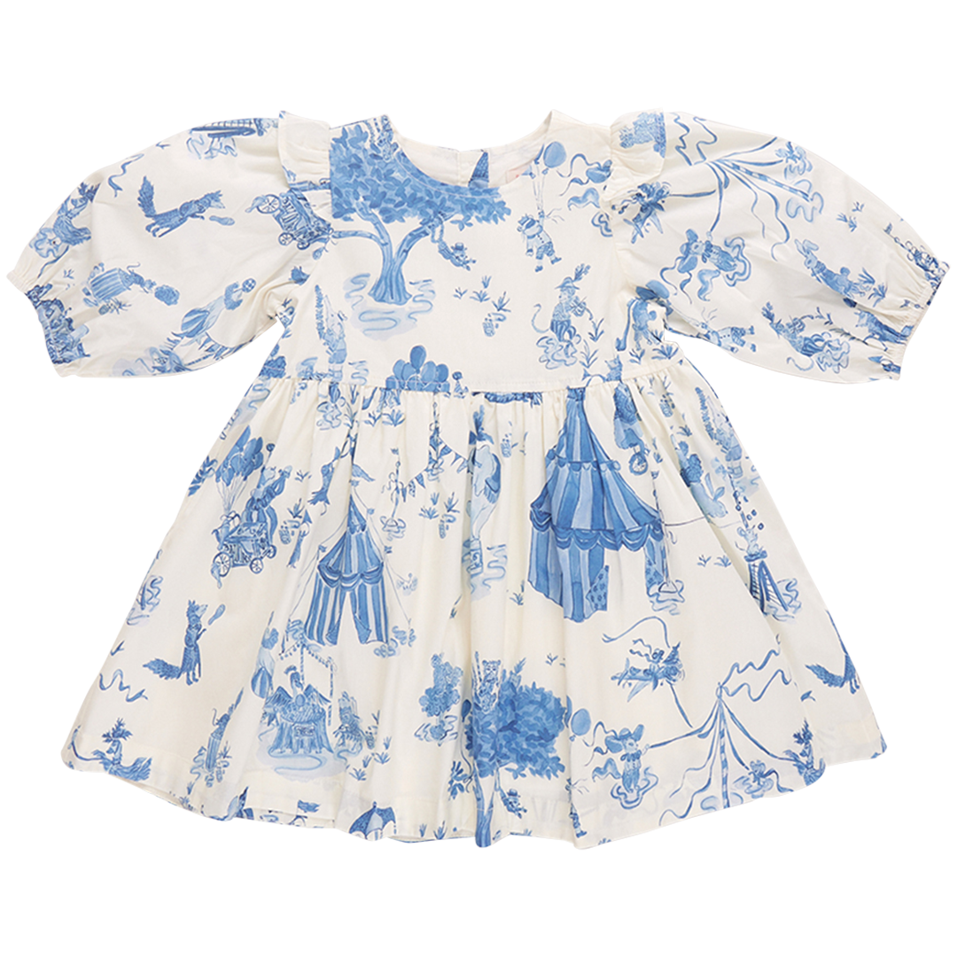 Brooke Dress - Blue Circus