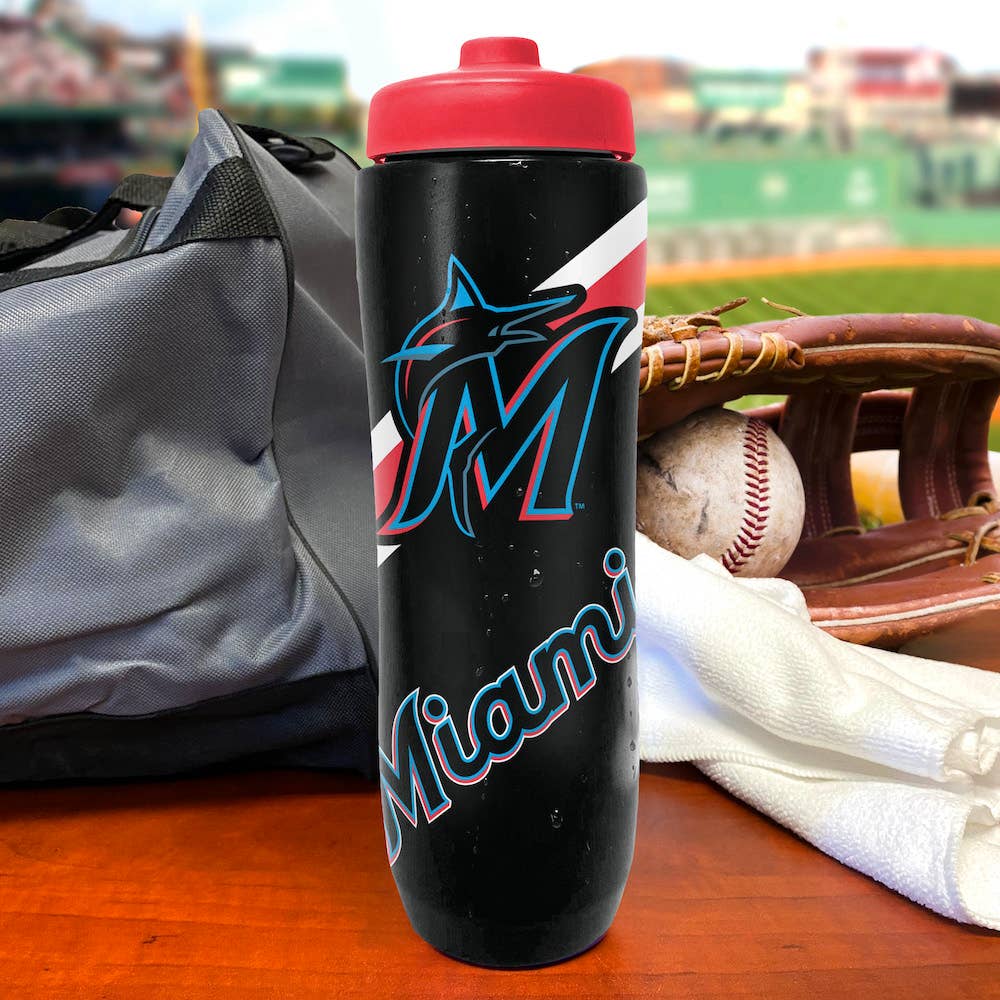 Miami Marlins Squeezy Water Bottle