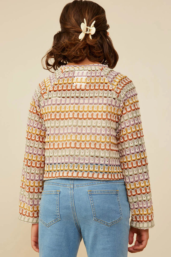 Multicolor Loose Knit Relaxed Top