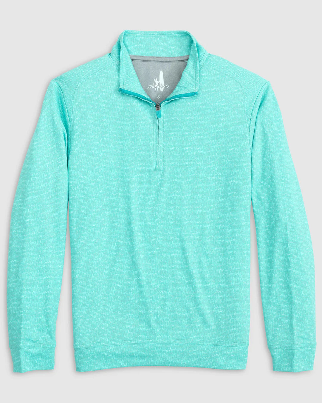 Miltons Jr. Printed Performance 1/4 Zip Pullover -Caicos