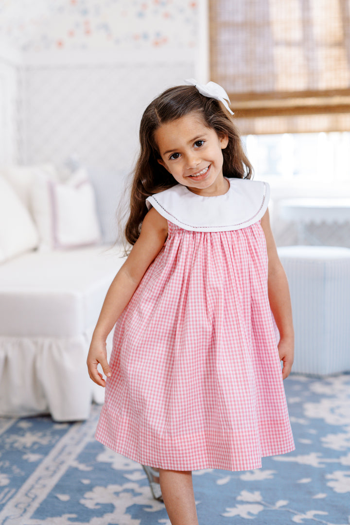 Pink Gingham Magnolia Dress