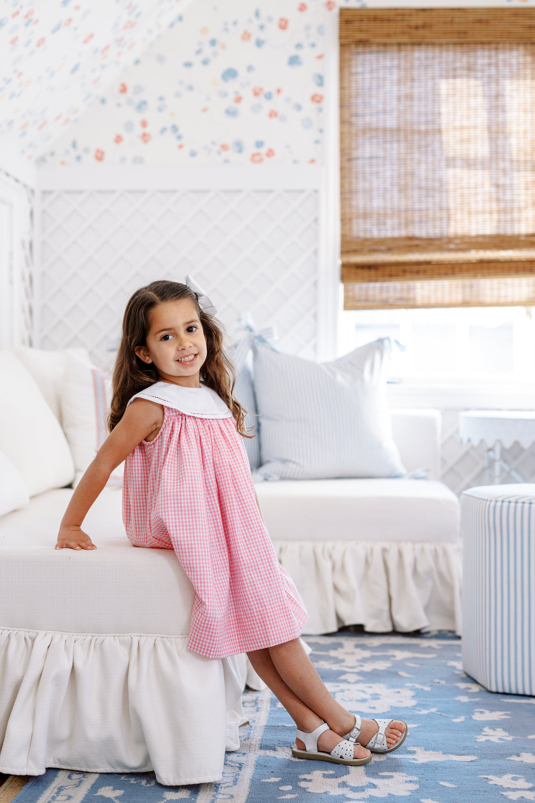 Pink Gingham Magnolia Dress