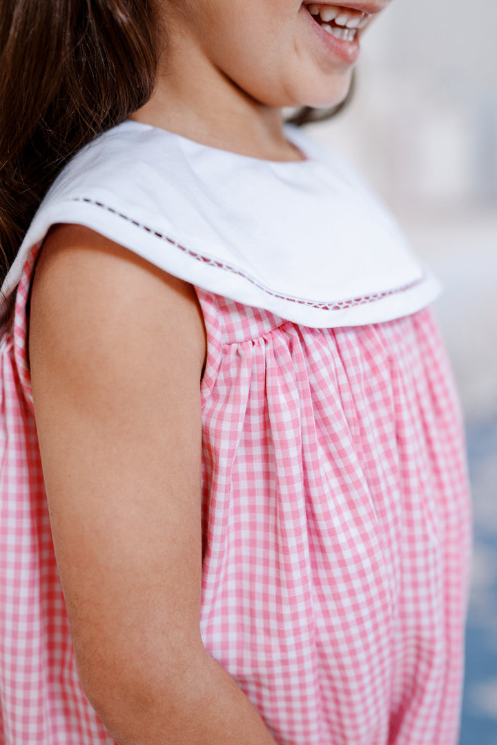 Pink Gingham Magnolia Dress