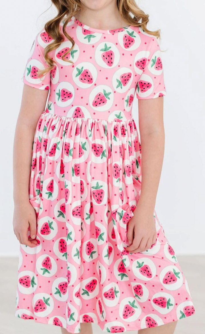 Strawberry Fields S/S Pocket Twirl Dress