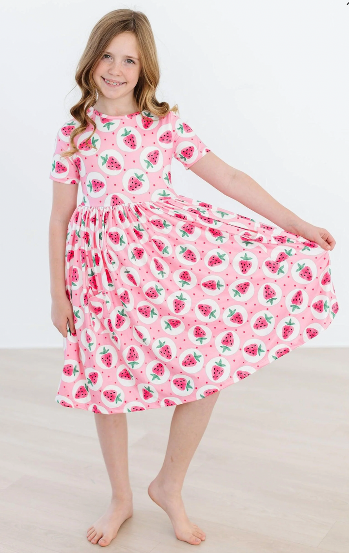 Strawberry Fields S/S Pocket Twirl Dress