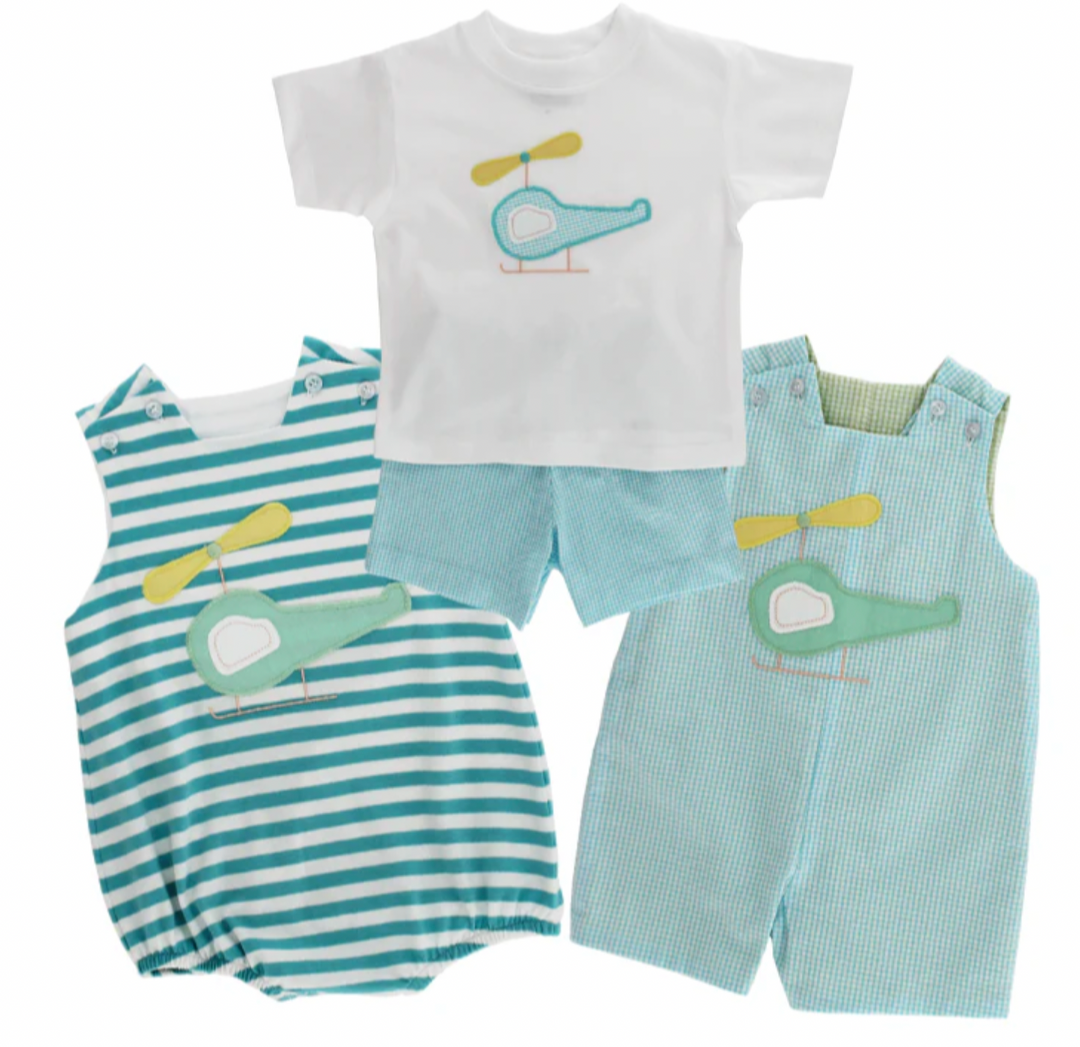 Helicopter - Boys Short Set