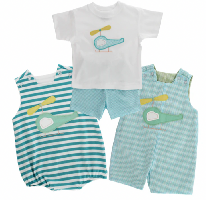 Helicopter - Boys Short Set