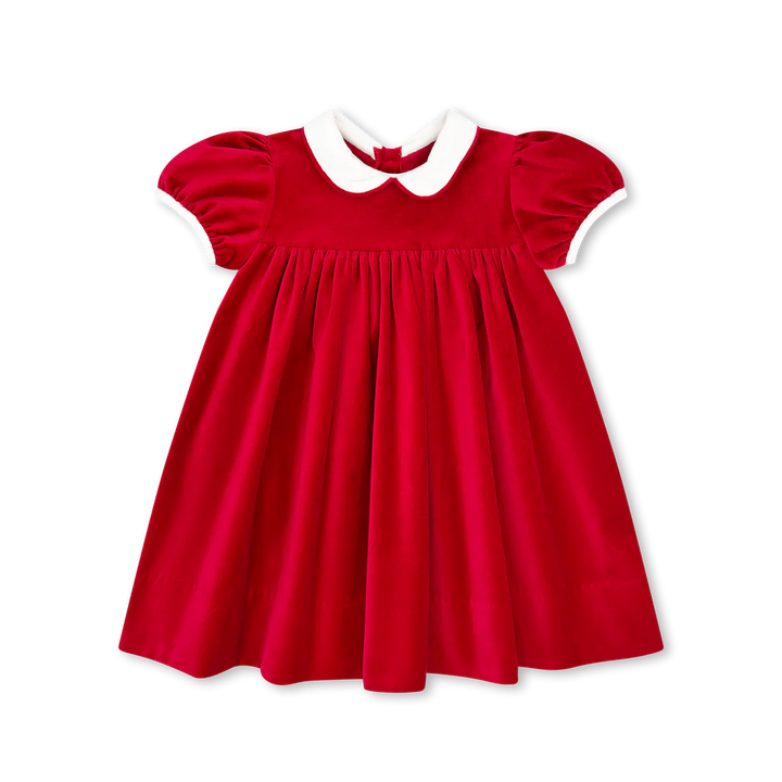 Memory Making Dress- Ruby Red Velvet