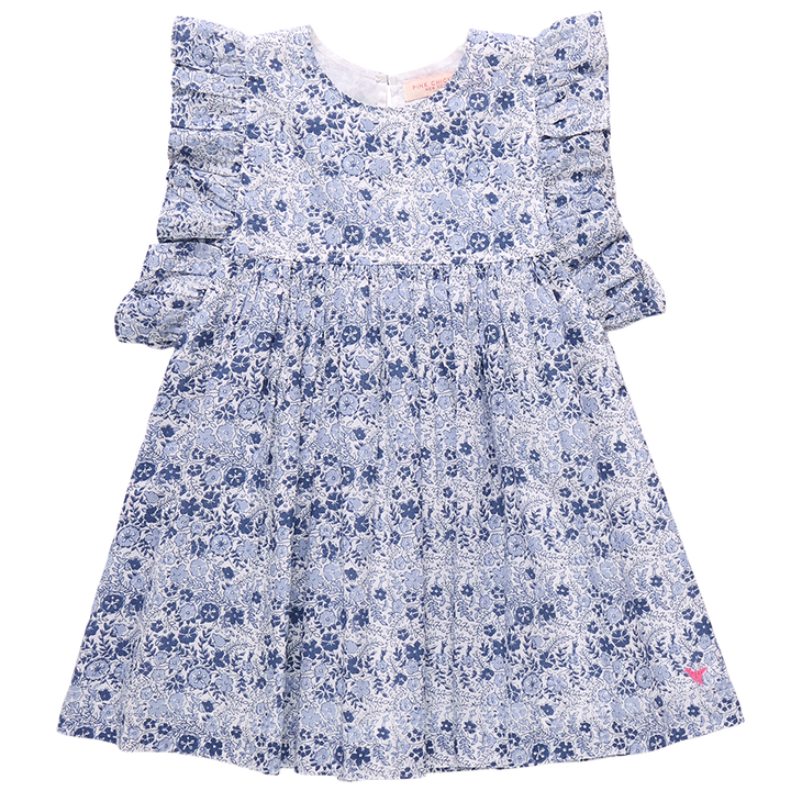 Sarita Dress - Blue Verbena Floral
