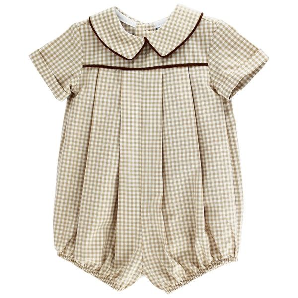 Dressy Bub Short- Khaki Check