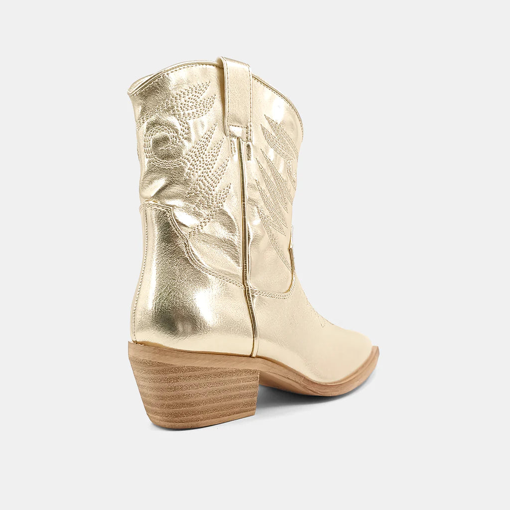 Zahara Boots- Gold