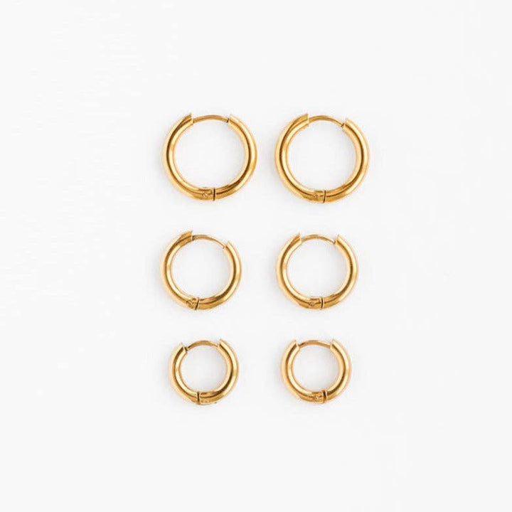 Endless Hoop Earrings: 10mm